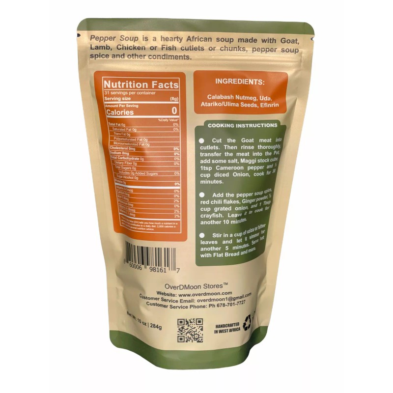 OverDMoon Stores Spicy Nigerian Pepper Soup Seasoning