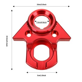 BILLFARO Motorcycle Ignition Key Switch Cover,Dirt Bike Aluminum Key Version Ignition Lock Cylinder Cover Mount Plate for Sur Ron Light Bee X/S for Segway X160/X260 (RED)