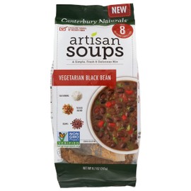 Canterbury Naturals Artisan Soup Mix, Vegetarian Black Bean Soup Mix, Non-GMO, Makes 8 Servings, 8.7-Ounce Bag (Pack of 1)