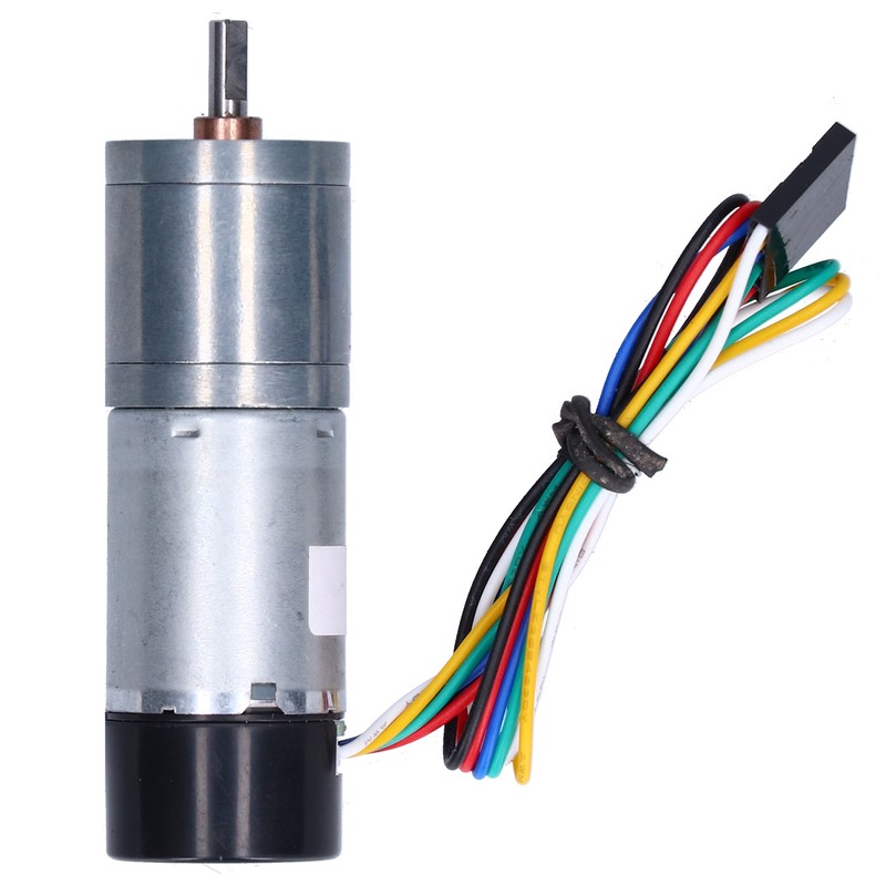 DC Geared Motor with Encoder Speed Measuring Signal Feedback Smart