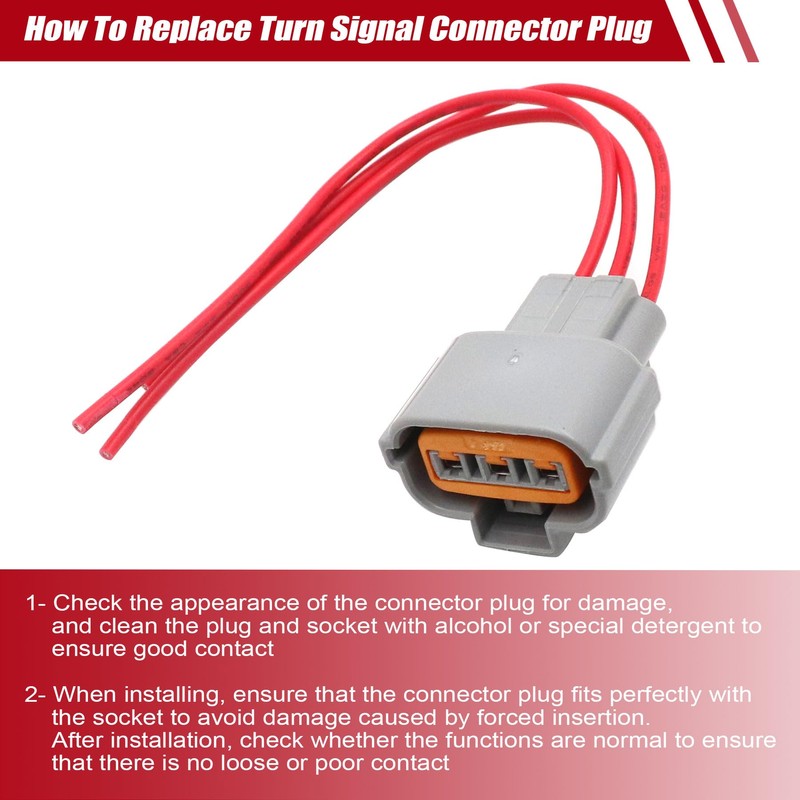 Priprilod Turn Signal Connector Plug Compatible With Hyundai Elantra 2019