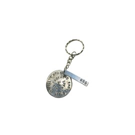 Ruth Bader Ginsburg Quote Keychain, "women belong in all places decisions are being made", handstamped