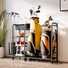 niffgaff Golf Bag Organizer Golfing Storage Stand for Garage Golf
