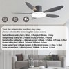 with 4 Pre-Installed Wires Ceiling Fan Switch, 3 Speed Fan