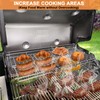 PETKAO 66044 Grill Warming Rack for Weber GS4 Genesis II