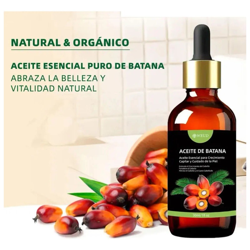 🌴🌿 Tropical Batana & Rosemary Hair Elixir 430 ml – Deep