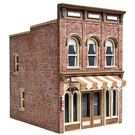 Walthers Cornerstone Vic's Barber Shop Kit