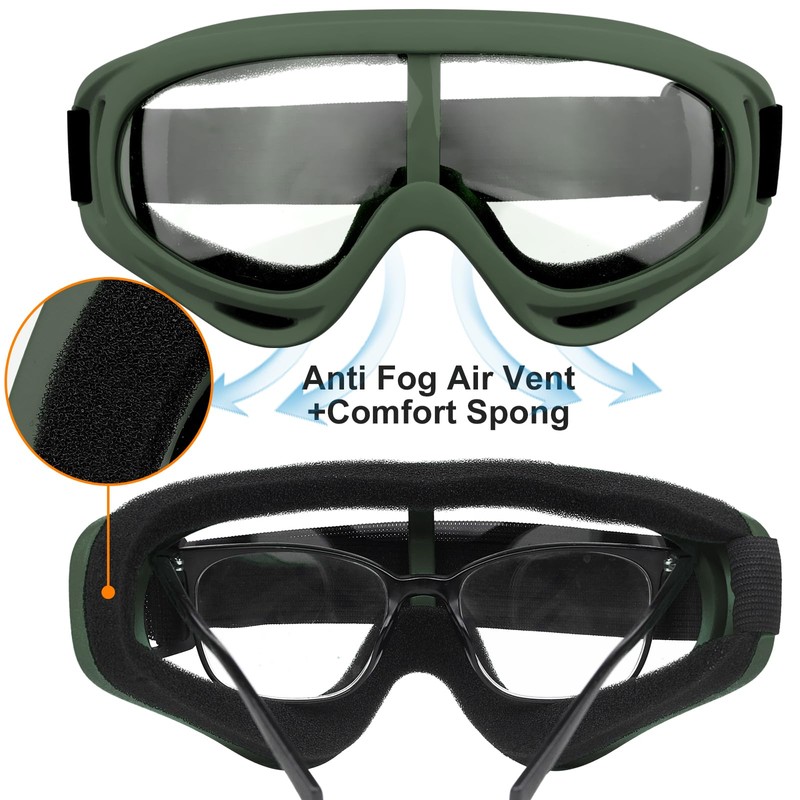 VPZenar Military Helmet,Airsoft Mask Full Face Protection and Googles,MICH Helmets