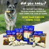 Pet Factory 7in Braided Beefhide Dog Chew Sticks with Peanut
