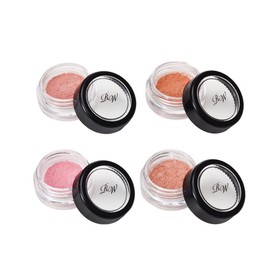 Mineral Powder Teak Trial Size [0.2 g x 4 Colors] Skin-friendly Mineral Cosmetics Sensitive Skin Natural, No Cleansing Required, Tar Pigment Free, Carmine-free, Rachelwine, Rachel Wine