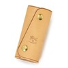IL BISONTE Key Case, Leather, Genuine Leather, Cowhide Leather, Women's,