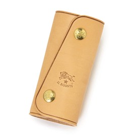 IL BISONTE Key Case, Leather, Genuine Leather, Cowhide Leather, Women's, Men's, Unisex, Size: 4.3 inches (11 cm), Nume