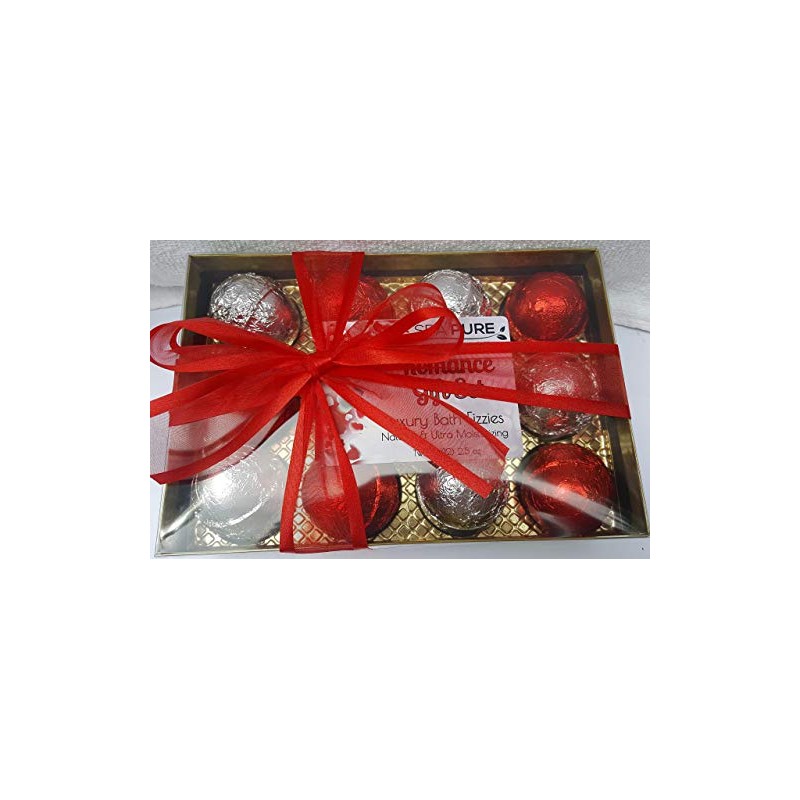 Spa Pure Romance Bath Bombs: Luxury Bath Bomb Gift Set,