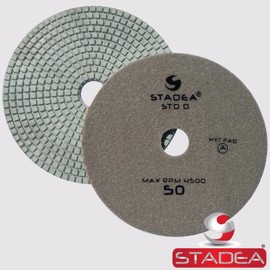 Stadea PPW256B Diamond Polishing Pad 7 Inch Grit 1500 For Marble Concrete Stones Terrazzo Granite Floor Polishing