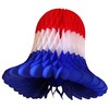 Devra Party 3-Pack 9 Inch Honeycomb Tissue Paper Bell (Red/White/Blue)