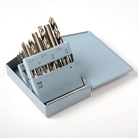 ATE Pro. USA - 18pc Drill and Tap Sets, HSS Jobber Length Drill Bits with Metal Indexed Case