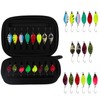 Yanghad Forellen Spoon Set, 16 Stücke Forellenköder aus Metall, Spoons