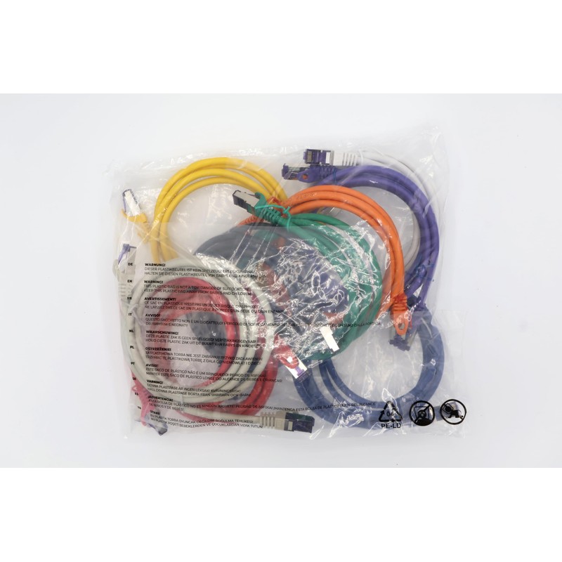 1aTTack.de 10x 1.5 M CAT7 Netzwerkkabel - 10 Gigabit -
