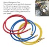 3pcs 150cm Refrigerant Charging Hose Air Conditioner Charging Hose 1/4in