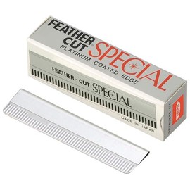 Feather Safety Razor, Feather Cut Special, 10 Sheets x 10 Pieces CSN-10