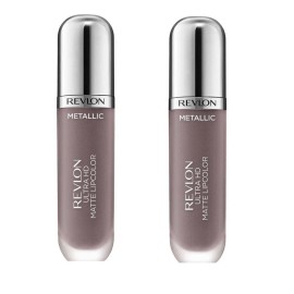Revlon Pack of 2 Revlon Ultra HD Metallic Matte Liquid Lipcolor, HD Luster (720)