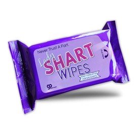 Lady Shart Wipes - Moist Towelettes for Women - Disposable Funny Wet Wipes, Pocket Size
