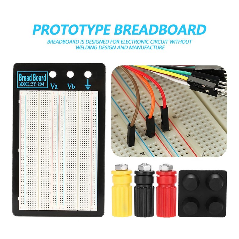 Hilitand Breadboard without Soldering, 1660 Points, Plug-in Holes Made of