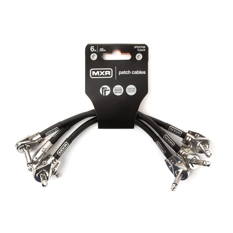MXR Cable de conexión de 15 cm, paquete de 3