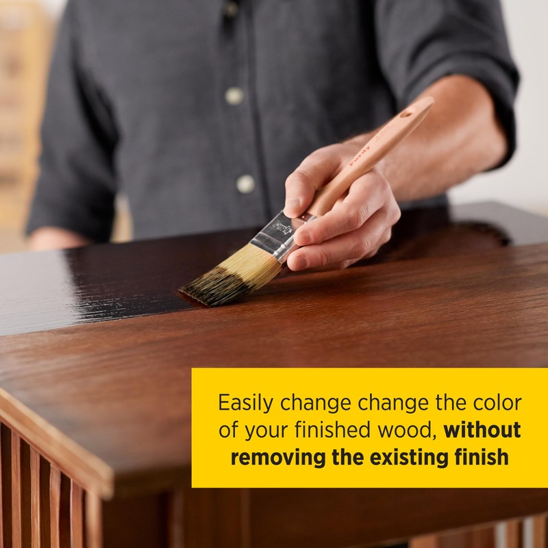 Minwax PolyShades Wood Stain + Polyurethane Finish – ½ Pint,