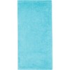 Cawö Hand towel, plain turquoise size 50x100 cm