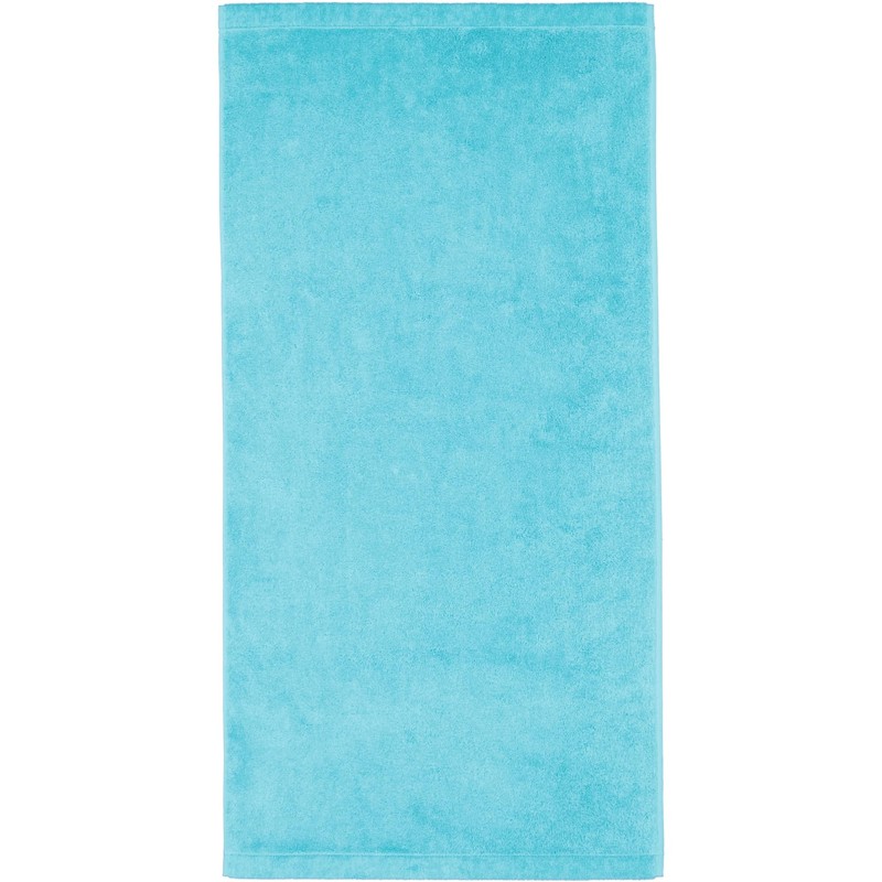 Cawö Hand towel, plain turquoise size 50x100 cm