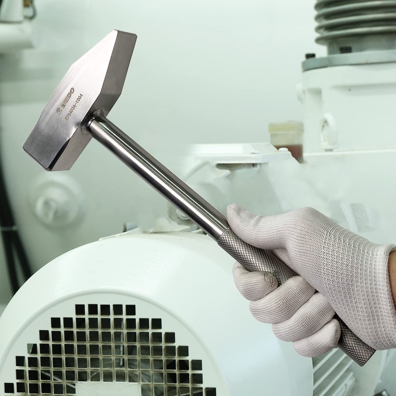 WEDO Cross Pein Hammer with Stainless Steel Handle, Engineers'Hammer, Stainless