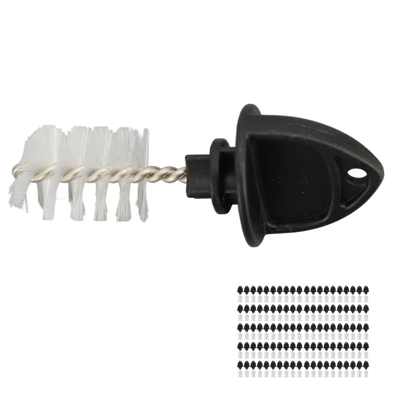 100Pcs Beer Plugs Tap Brush Dustproof Multifunctional Nylon Cleaning Brush