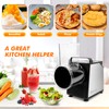 Anatole Electric Cheese Grater 7 Blades Ice Shaver Stainless Steel