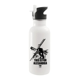 The Walking Dead This Is For Alexandria 20 oz Screw Top Water Bottle with Straw