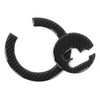 2Pcs Gear Shift Panel Cover Trim Carbon Fiber Fit for