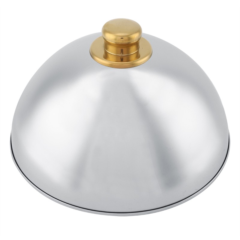 Stainless Steel Kitchen Restaurant Dining Food Serving Platter Lid Dome