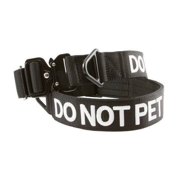 Tacticollar - DO NOT PET, 1.5 inch Nylon Collar for