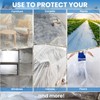 TranRantic 4 Pack Large Dust Sheets, Plastic Dust Sheets for