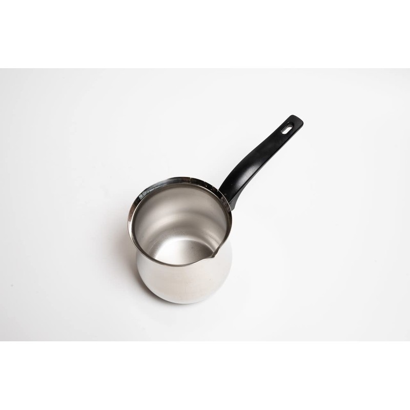 Coffee Culture Stainless Steel 880Ml Turkish Coffee Pot, Silver, CC-880CP