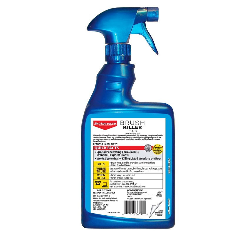 BioAdvanced Brush Killer Plus Spray - Kills Poison Ivy -