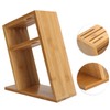 Bamboo Knife Holder Inclined Kitchen Knife Holder Multifunctional Bamboo Rack