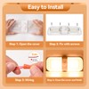 LILTSDRAE RV Lights Interior 1700LM，3 Color 12V Volt Led Light,