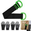 Adjustable Lifting Moving Straps, 2PCS Single or Multi-Person Retractable Carrying
