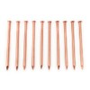 5 Inch Copper Nails - Pack of 10 Large Solid