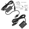 NPFW50 Dummy Battery DC Coupler Power Adapter with USB Drive