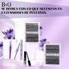 Kit De Extensiones De Pestañas 40d+50d Diy B&q Bq Lash