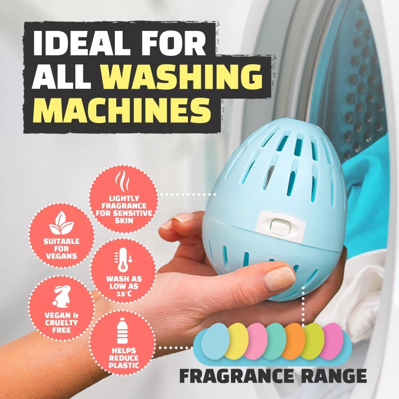 Ecoegg Laundry Egg Fresh Linen Detergent Hypoallergenic 70 Washes Refillable