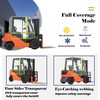 ScarabWrap Forklift Cover, All-Weather Use, Universal Type,0.5mm EVA Transparent Material,600D