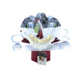 Second Nature [Christmas] pop-up card Walking Santa xpop039 